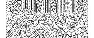 summer zentangle