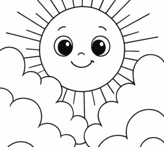 sun peeking through clouds