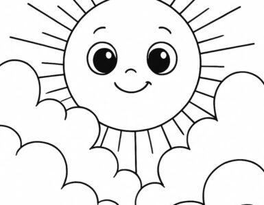 sun peeking through clouds