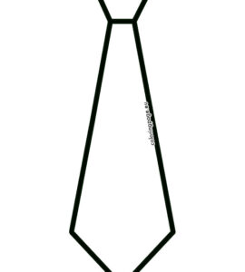 tie coloring template