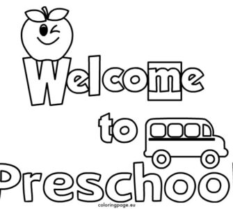 welcome to preschool