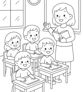 classroom scene