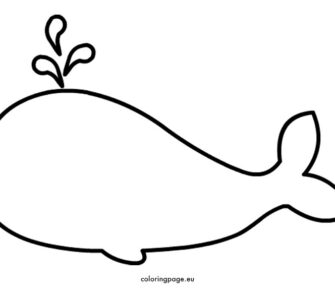 whale template