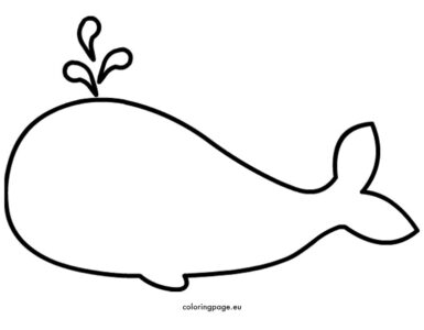 whale template