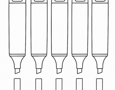 highlighters template