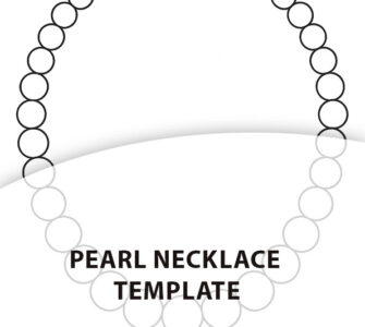 pearl necklace template