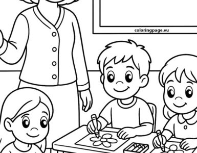 teacher and students