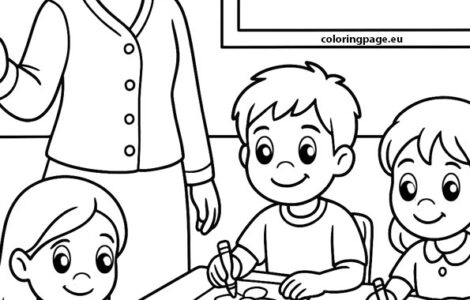 teacher and students