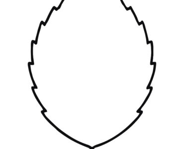 beech leaf template