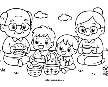 family picnic grandparents