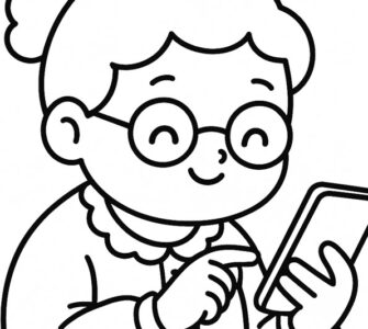 Grandma with a cell phone 1 grandma with a cell phone