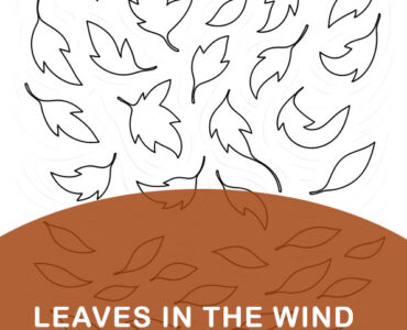 leaves blowing in the wind