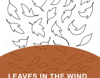 leaves blowing in the wind