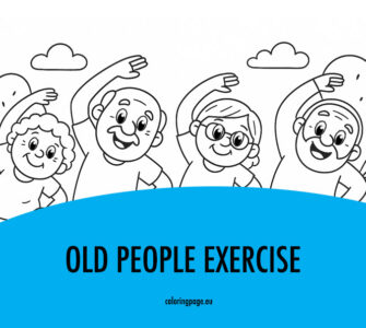 old people exercise printable