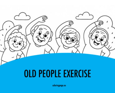 old people exercise printable
