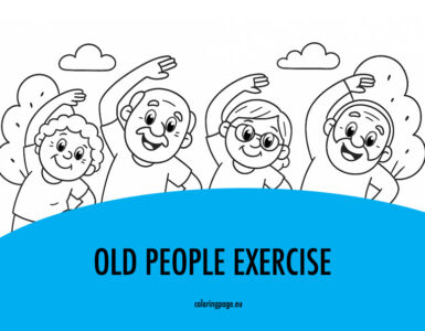 old people exercise printable