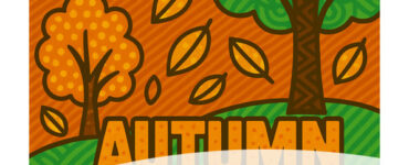 Printable Autumn Landscape Geometric Fall Art 10 autumn landscape art activity