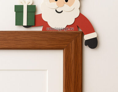 christmas door corner decor