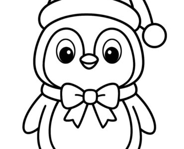 christmas penguin