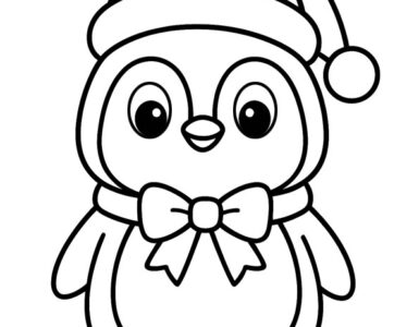 christmas penguin