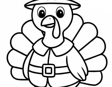 Turkey Dressed as a Pilgrim 2 corn on the cob 1