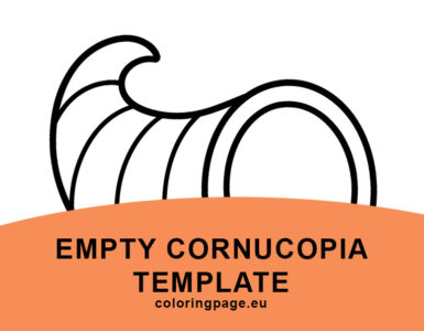 empty cornucopia template