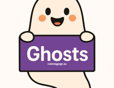Free printable Ghosts 4 ghosts