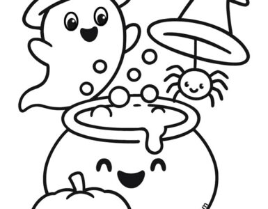 halloween da colorare