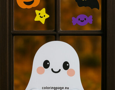 halloween window decoration