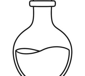 magic potion bottle template