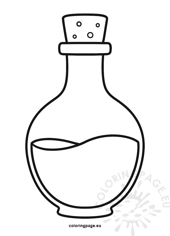 magic potion bottle template