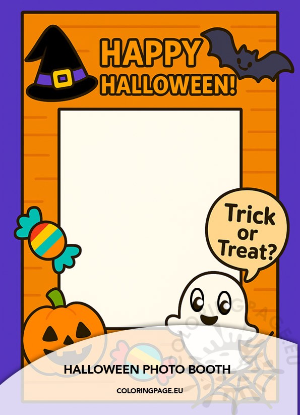 printable halloween photo booth