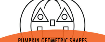 Pumpkin with Geometric Shapes 12 pumpkin geometric shapes activity