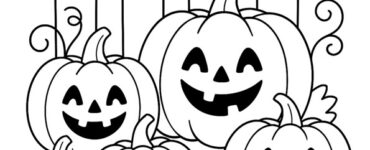 pumpkins next to a fence