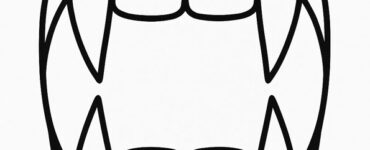 vampire teeth template