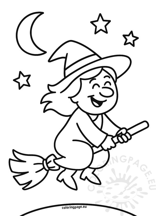 Witch on Her Broom 3 witch on her broom