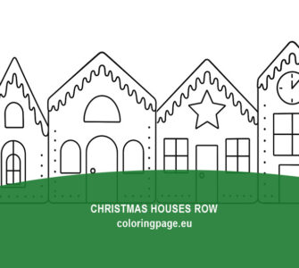 Christmas Houses Row 1 christmas houses row