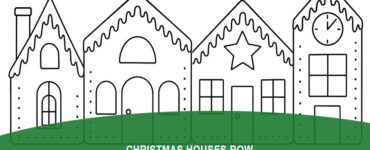 christmas houses row