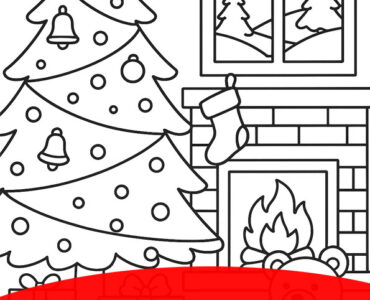 christmas tree fireplace