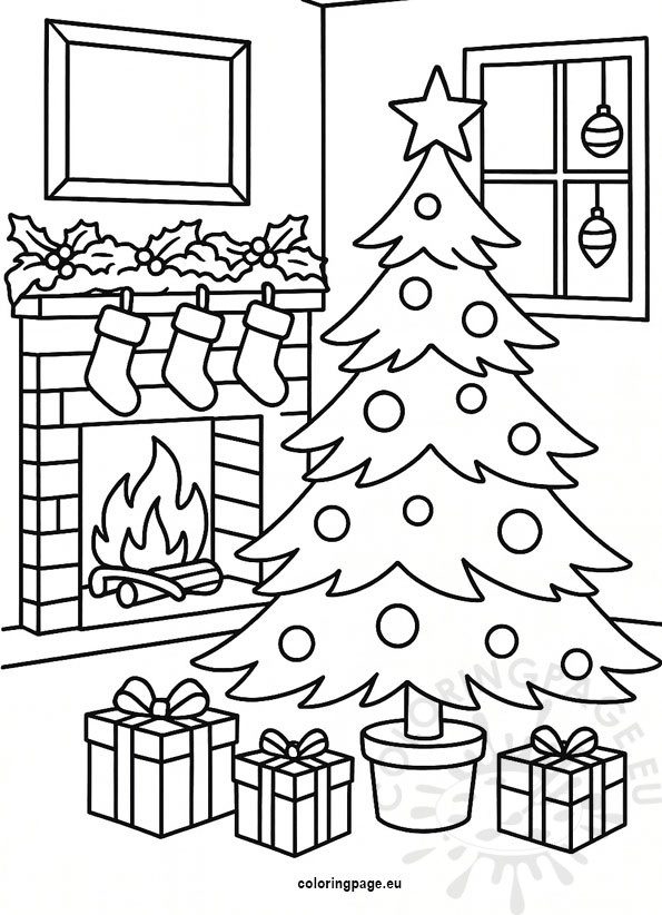 Cozy Christmas Fireplace Scene 3 cozy christmas fireplace scene