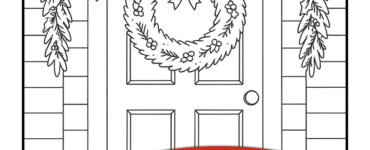 Christmas House Door 15 cute christmas house door