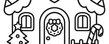 Printable Cute Gingerbread House 10 cute gingerbread house