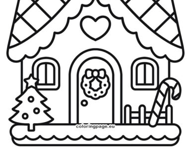 Printable Cute Gingerbread House 7 cute gingerbread house