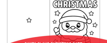 cute santa christmas card