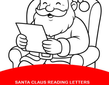 Santa Claus reading letters from children 4 cute santa claus reading letters