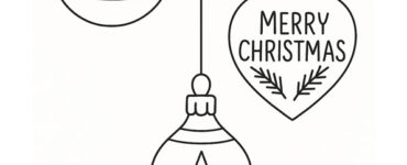 festive hanging baubles