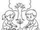 kids planting a tree