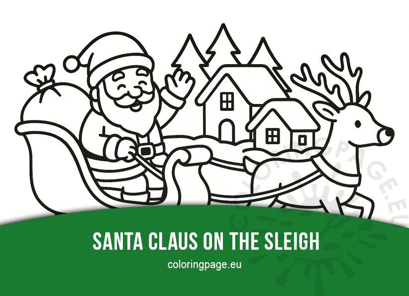 Santa Claus on the Sleigh 3 santa claus on the sleigh