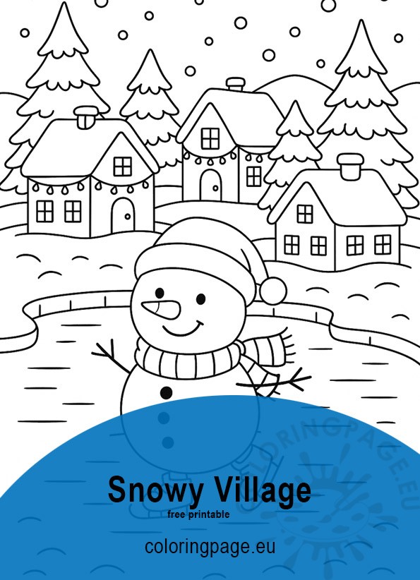 snowy village