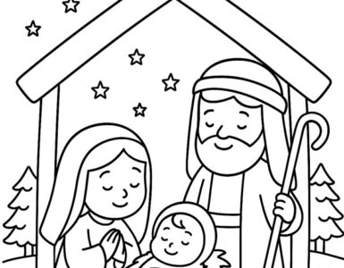 Stylized Nativity Scene 10 stylized nativity scene